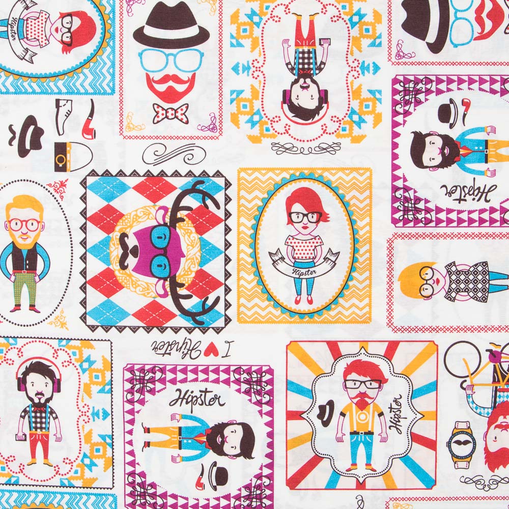 Hipster Print Canvas - Ribes y Casals