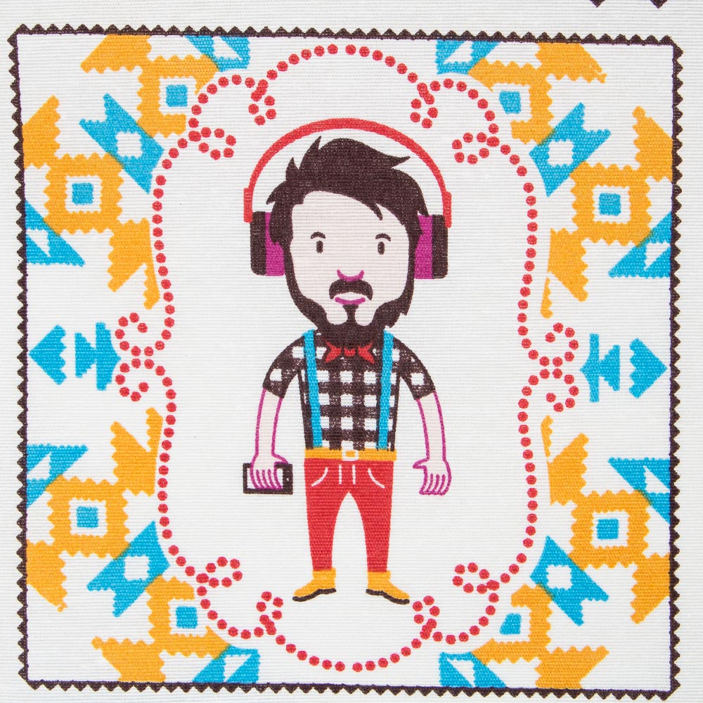 Hipster Print Canvas - Ribes y Casals