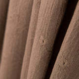Brown Rustic Embroidery Fabric - Ribes y Casals