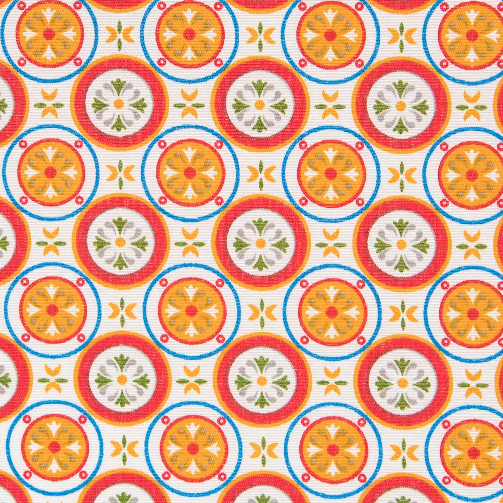 Orange Round Anti-stain Tablecloth - Ribes y Casals