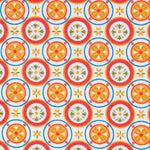Orange Round Anti-stain Tablecloth - Ribes y Casals