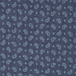 Dark Cotton Paisley tiny Denim - Ribes y Casals