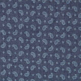 Dark Cotton Paisley tiny Denim - Ribes y Casals