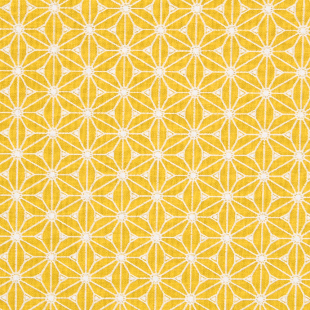 Cotton Fabric Stars Prism Ochre - Ribes y Casals