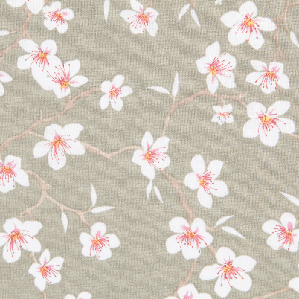 Cotton Fabric Tokyo Medium Grey - Ribes y Casals