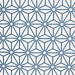 Geometrics Blue Upholstery Canvas - Ribes y Casals