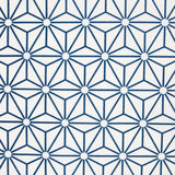 Geometrics Blue Upholstery Canvas - Ribes y Casals