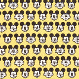 Mickey Face Yellow Cotton - Ribes y Casals