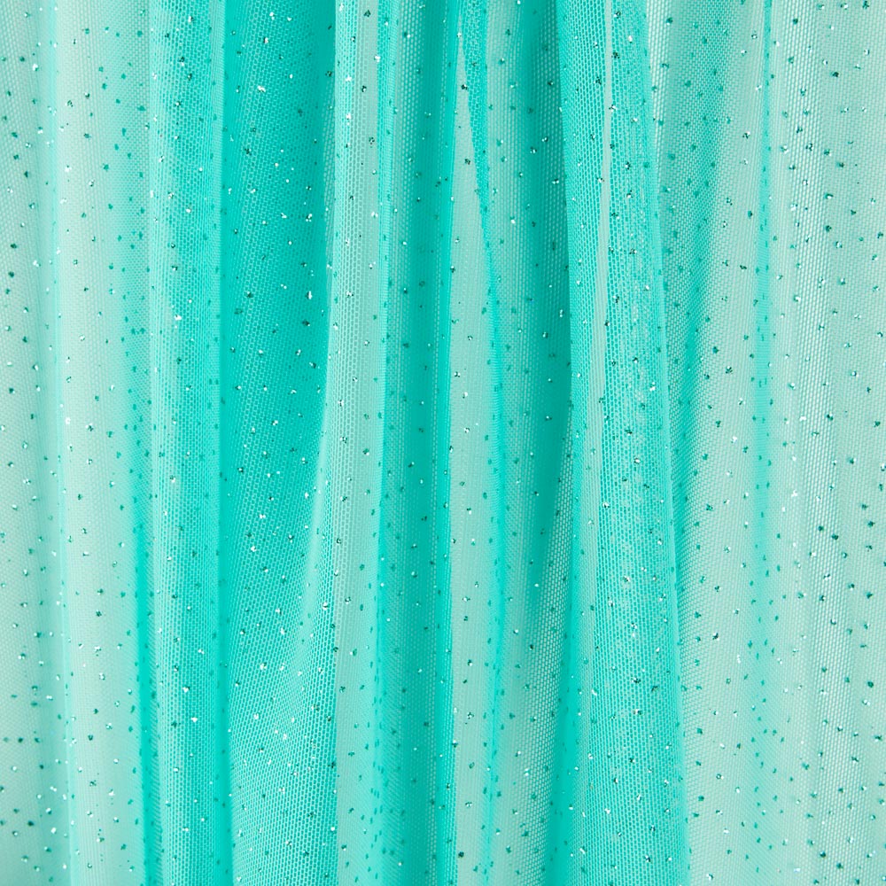 Glossy Tulle Fabric Aquamarine - Ribes y Casals