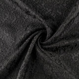 Jacquard Spandex Black Flower - Ribes y Casals