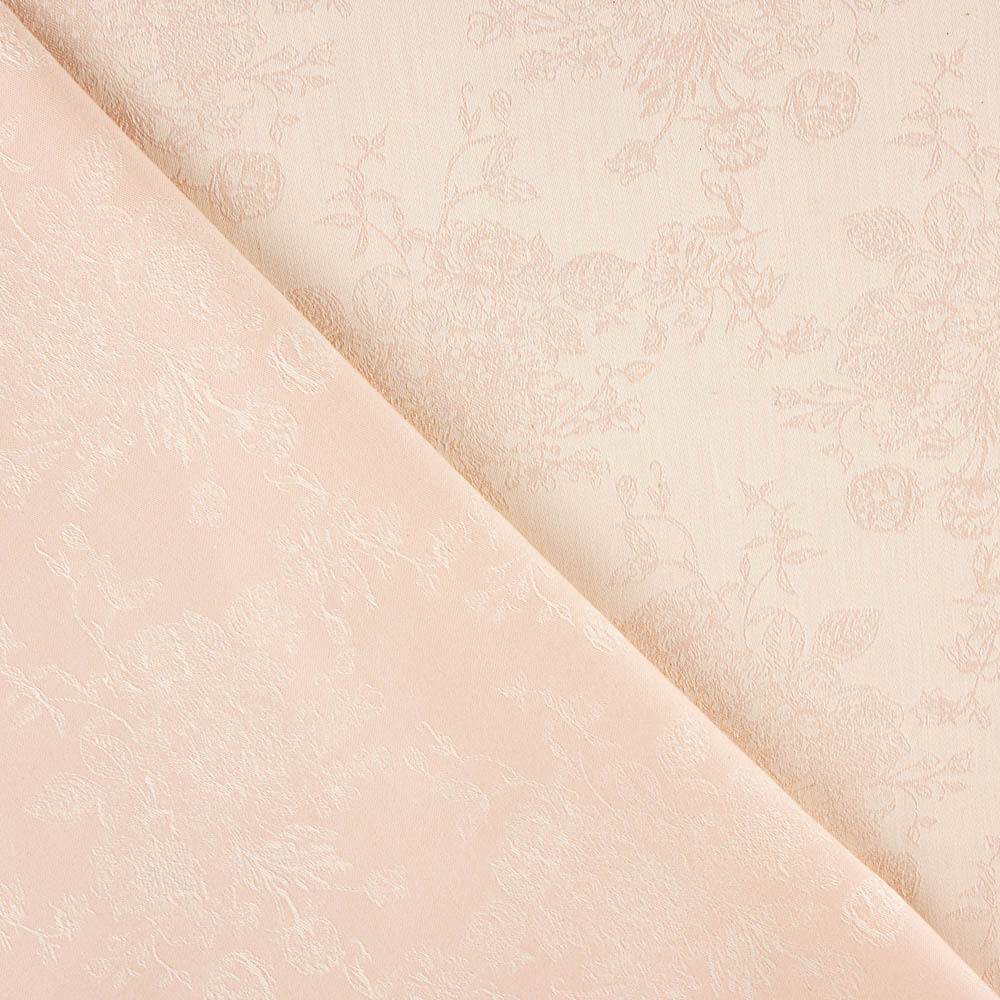 Jacquard Cotton Flowers Pink - Ribes y Casals