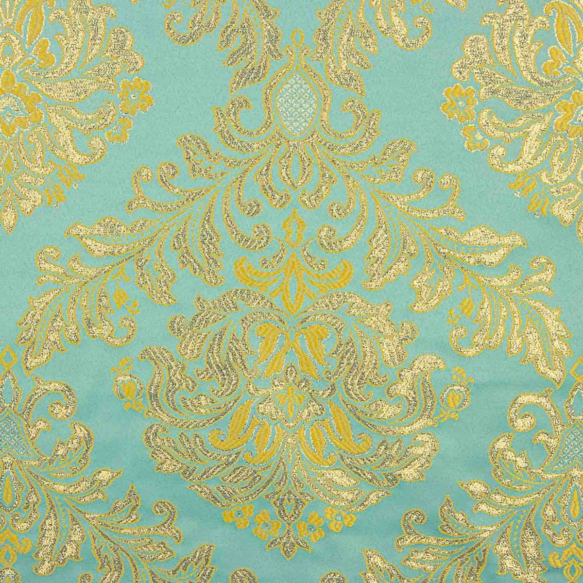 Jacquard Brocade Florence Blue and Gold - Ribes y Casals