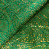 Green Paisley Jacquard Fabric - Ribes y Casals