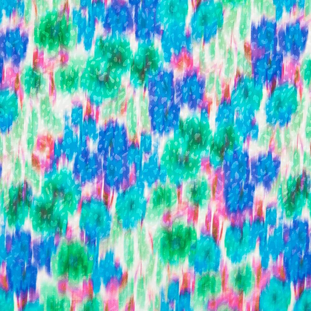 Jacquard Polyester Waterfall Blue - Ribes y Casals