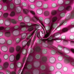 Brocade Dots Fuchsia Silver - Ribes y Casals