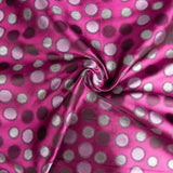 Brocade Dots Fuchsia Silver - Ribes y Casals
