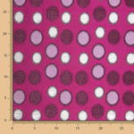 Brocade Dots Fuchsia Silver - Ribes y Casals
