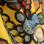 Yellow Bohemian Jungle Printed Cotton Canvas - Ribes y Casals