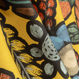 Yellow Bohemian Jungle Printed Cotton Canvas - Ribes y Casals