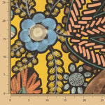 Yellow Bohemian Jungle Printed Cotton Canvas - Ribes y Casals