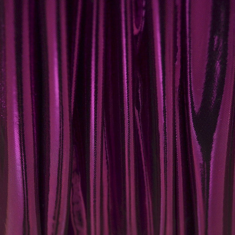 Fuchsia Print Foil Fabric - Ribes y Casals