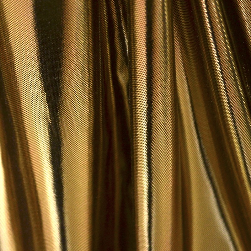 Black Gold Foil Print Fabric - Ribes y Casals