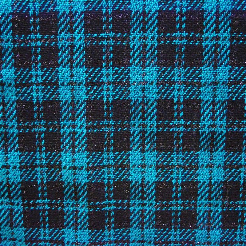 Wool Checks Petrol Blue - Ribes y Casals