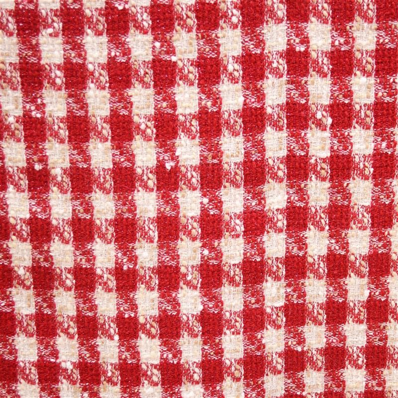 Wool Checks Red White - Ribes y Casals