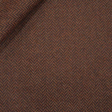 Wool Fishbone Terracotta Dark - Ribes y Casals