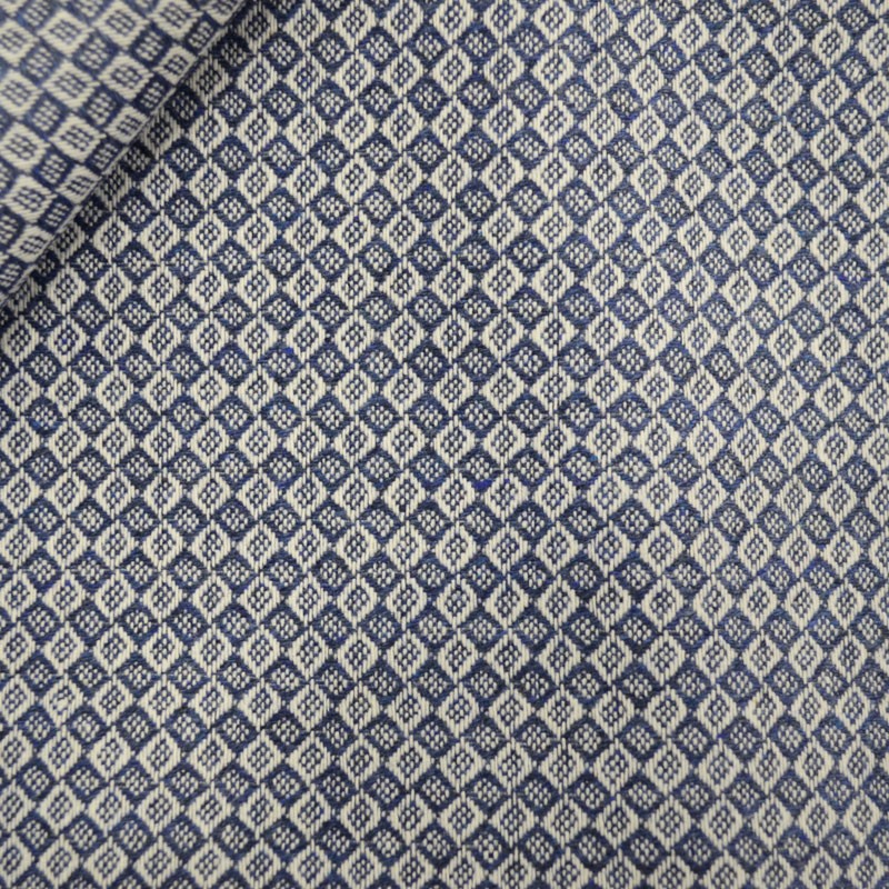 Wool Motive Geometrical Blue - Ribes y Casals