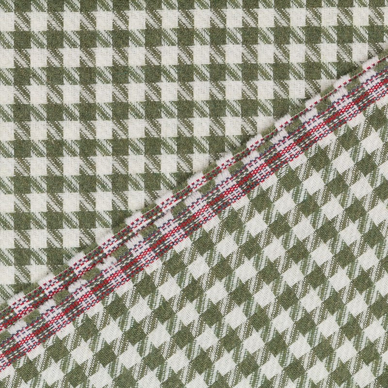 Wool Houndstooth Green - Ribes y Casals