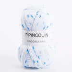 Wool Pingouin Baby White-Turquoise - Ribes y Casals