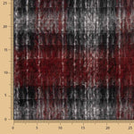 Red and Black Check Wool for Coats - Ribes y Casals