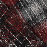Red and Black Check Wool for Coats - Ribes y Casals