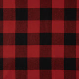 Red and Black Checkered Wool Fabric - Ribes y Casals