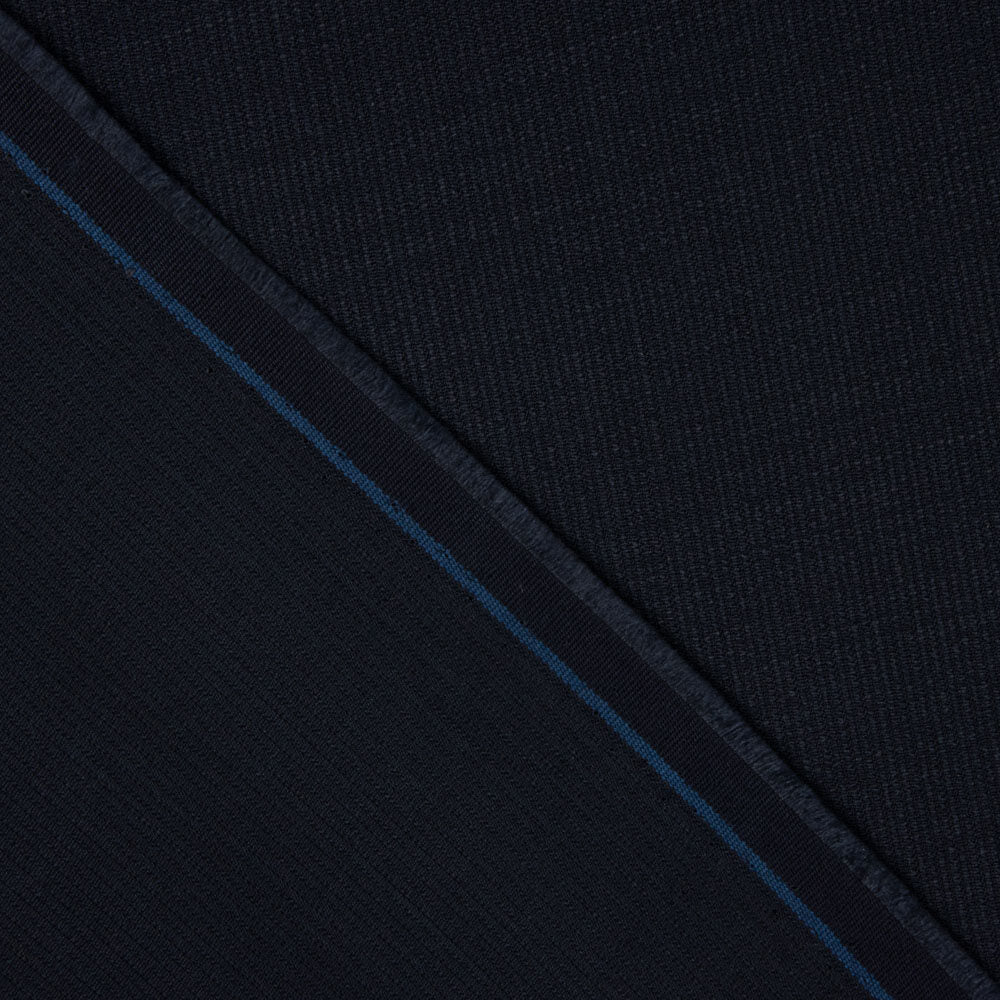 Navy Pinstripe Tropical Wool - Ribes y Casals