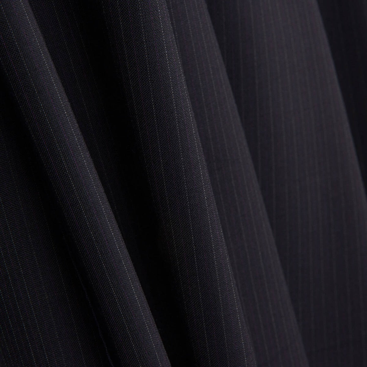 Navy Pinstripe Tropical Wool - Ribes y Casals