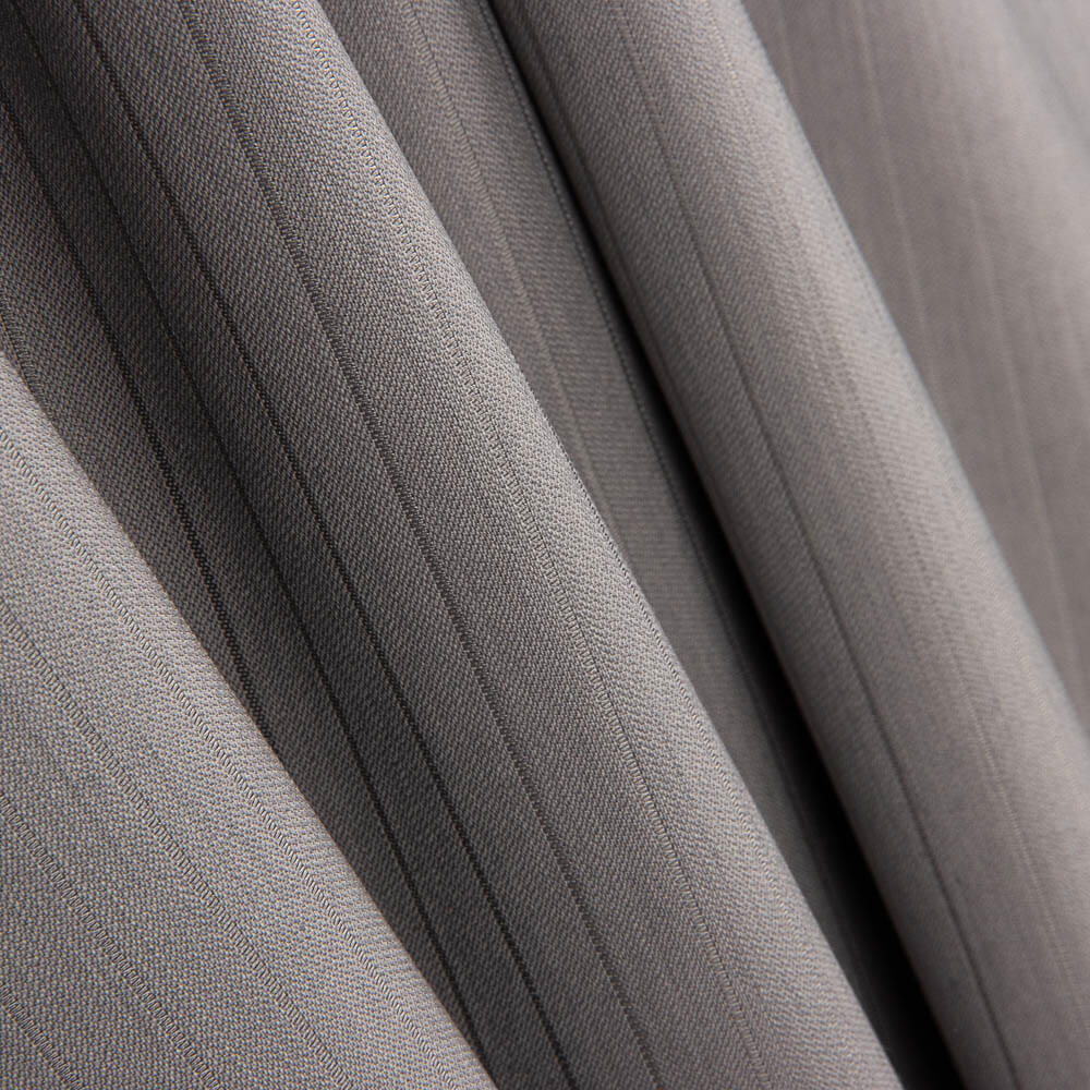 Cold Wool Pinstripe Gray - Ribes y Casals