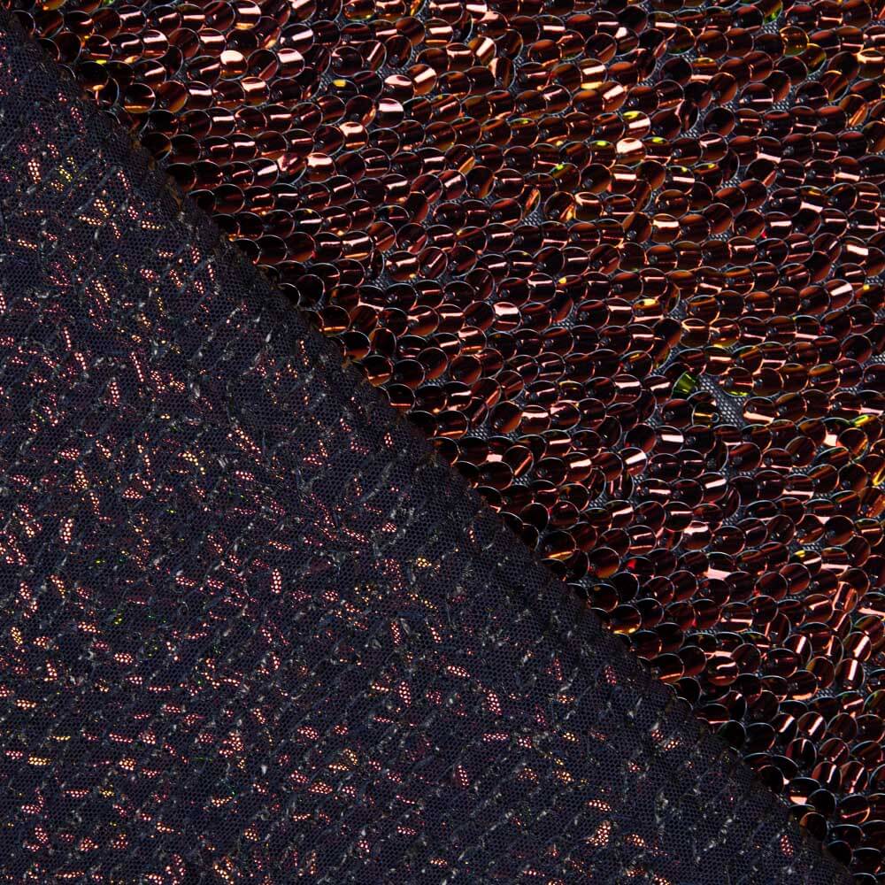 Fantasy Holograph Copper Sequin - Ribes y Casals