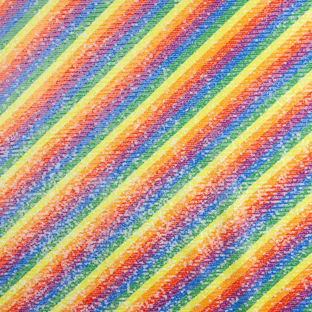 Retal Lentejuela Bandera Orgullo Estampada 160x140 cm - Ribes y Casals