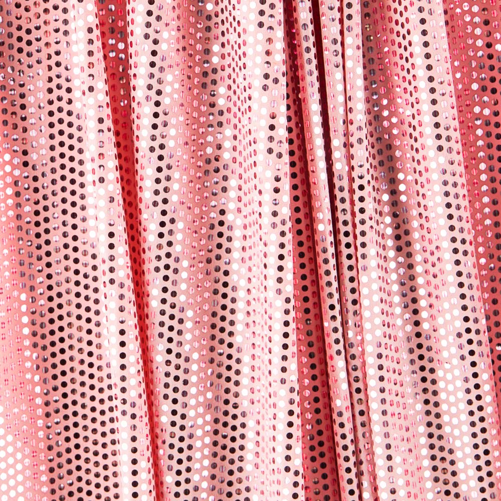 Laminated Sequin Lycra Fabric in Fuchsia - Ribes y Casals