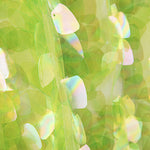 Lime Green Sequin Tulle with Teardrop Sequins - Ribes y Casals