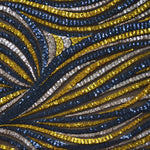 Sequin Waves  Aquamarine Yellow - Ribes y Casals