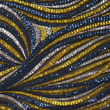 Sequin Waves  Aquamarine Yellow - Ribes y Casals