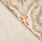 Heavy Linen Printed Floral Tile - Ribes y Casals