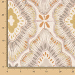 Heavy Linen Printed Floral Tile - Ribes y Casals