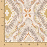 Heavy Linen Printed Floral Tile - Ribes y Casals