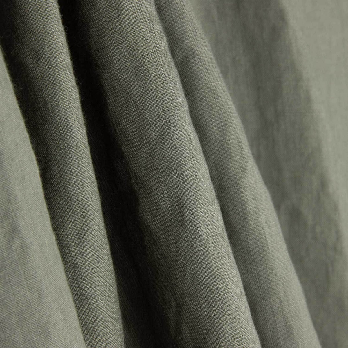 Khaki Washed Linen Jupa - Ribes y Casals