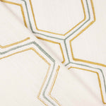 Heavy Rustic Linen Embroidered Hexa - Ribes y Casals