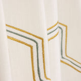 Heavy Rustic Linen Embroidered Hexa - Ribes y Casals